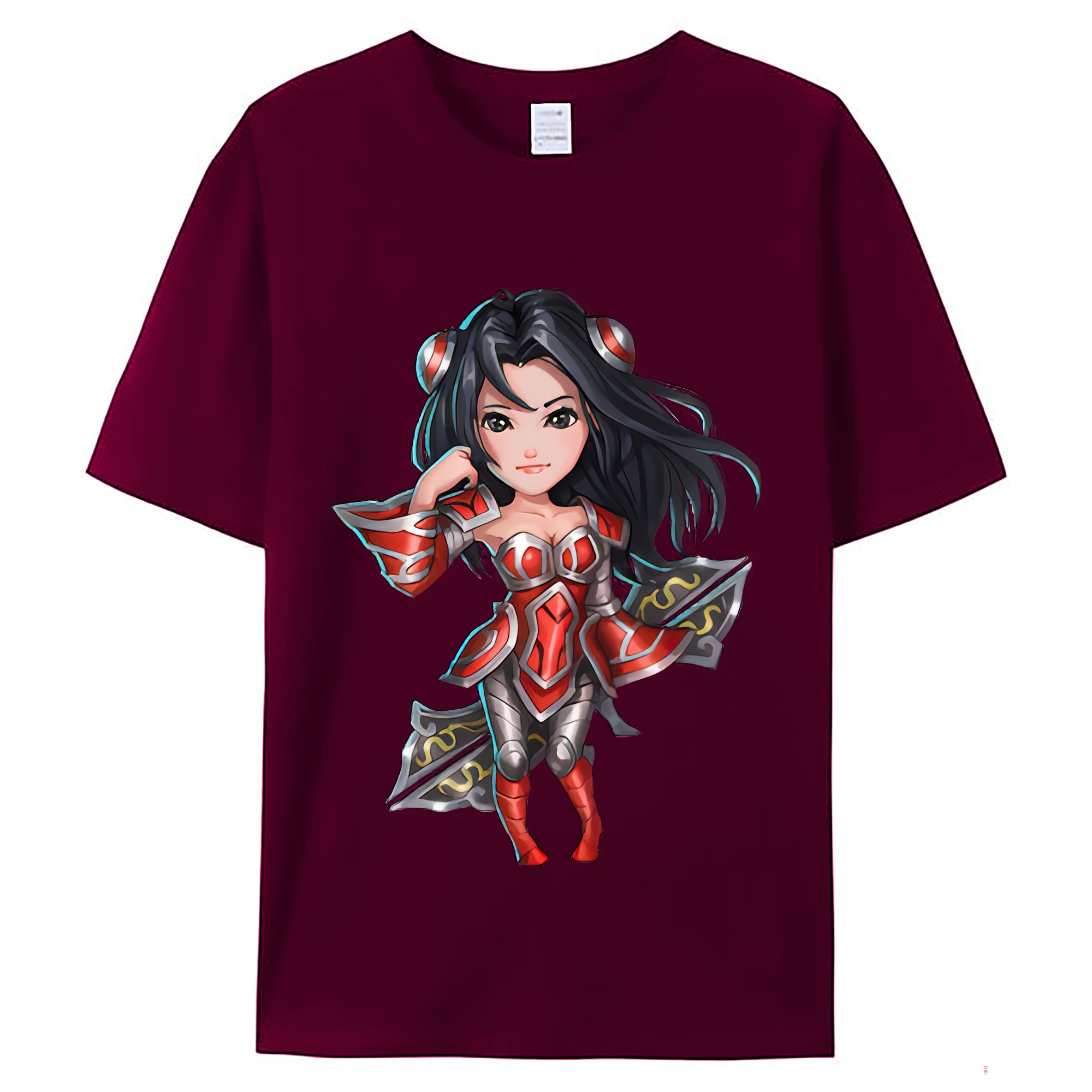 （画像用） リーグ・オブ・レジェンド League of Legends LOL レディースカジュアルプリントTシャツ（綿100％）
